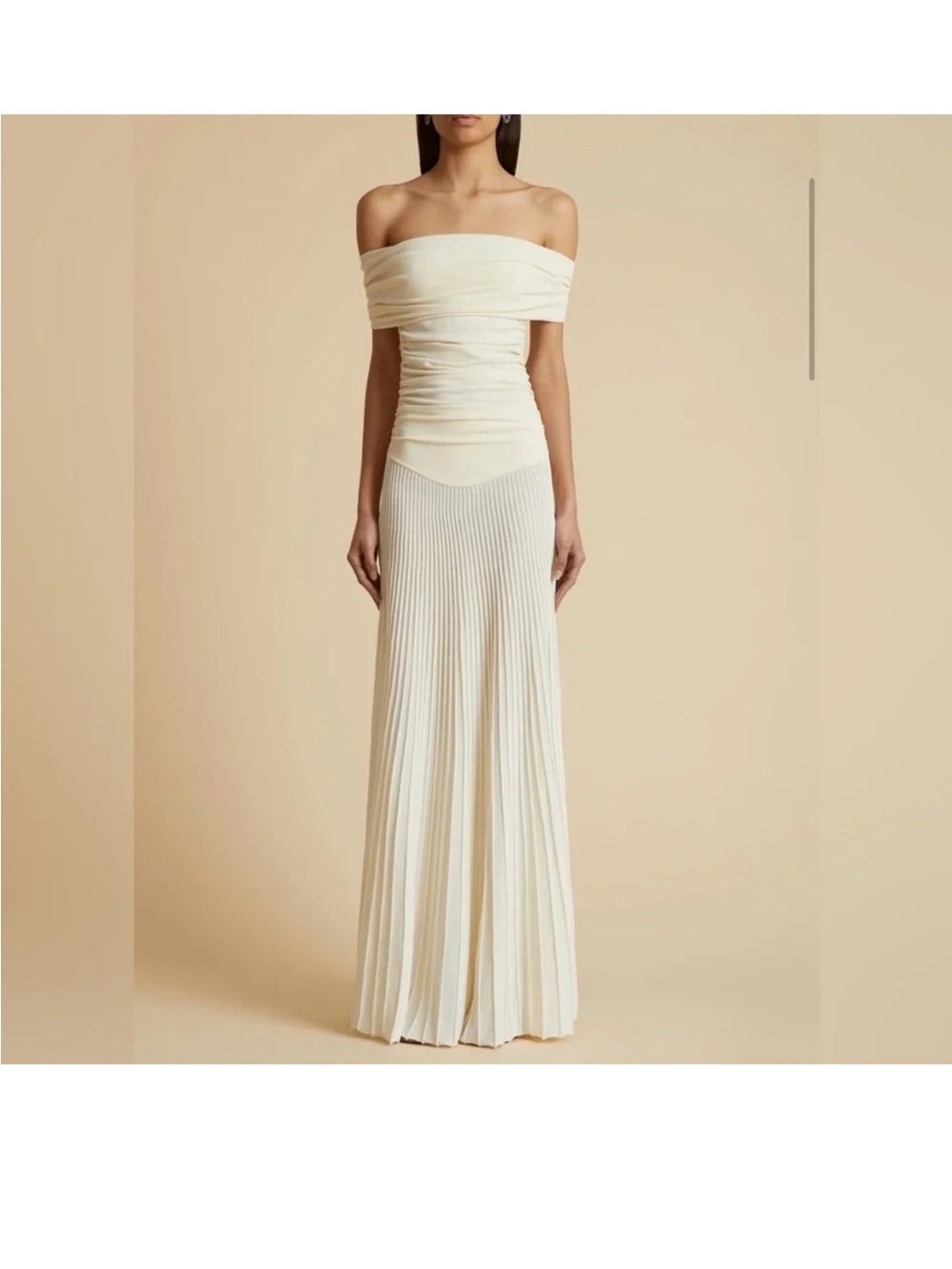 KHAITE Marca Ivory Dress